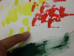 フィンガーペイント