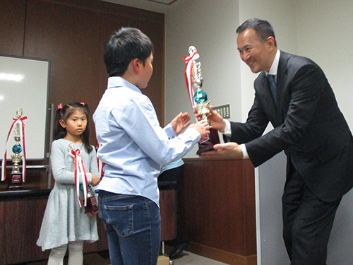 チャンピオンシップトロフィー授与